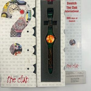 Swatch The Club Watch The Devil GG900 New Battery